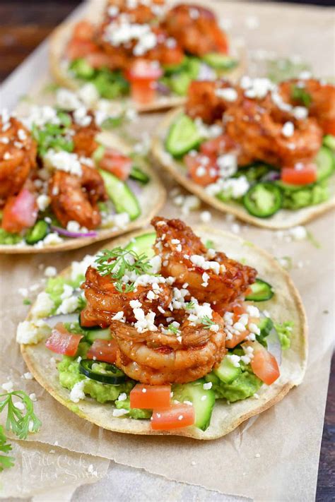 Shrimp Tostadas - Will Cook For Smiles