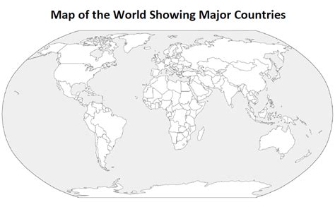 Blank Map Of The World Pdf - Alvera Marcille