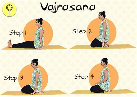 Vajrasana Steps