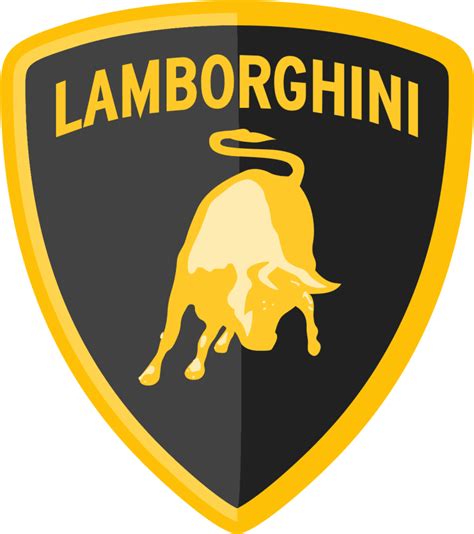 Lamborghini Logo Png Image Transparent Library - Lamborghini Logo Flat