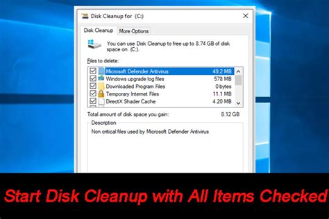 How to Start Disk Cleanup with All Items Checked? [Tutorial] - MiniTool Partition Wizard