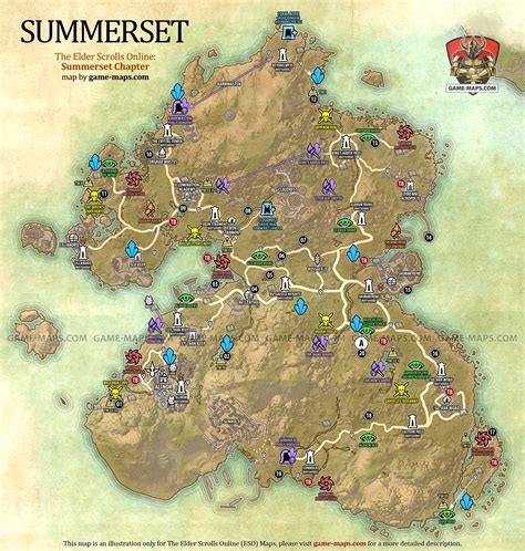 Eso Summerset Treasure Map