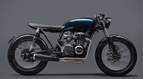 Hell Kustom : Honda CB550 by Elemental Custom Cycles