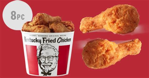 KFC 8 PC. Fried Chicken Bucket for $10 (Tuesdays Only) - The Freebie Guy® ️️️