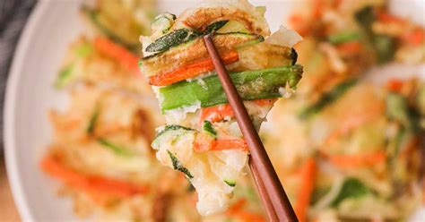 Easy Korean Vegetable Pancake | Yachaejeon | What Great Grandma Ate