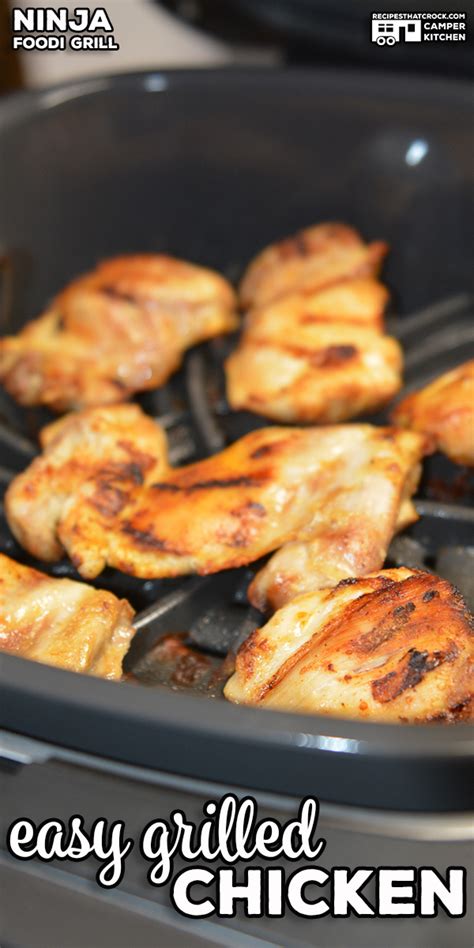 Easy Grilled Chicken (Ninja Foodi Grill) - Recipes That Crock!