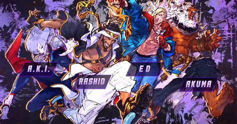 Rashid, A.K.I., Ed, and Akuma announced for Street Fighter 6