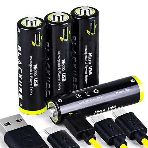 USB Rechargeable Lithium Batteries AA Battery-Li-ion Battery USB Cell 711931409687 | eBay