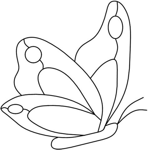 Printable Butterfly Coloring Page Stained Glass Coloring Pages