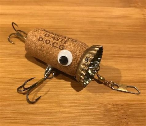 Wine Cork/beer Cap Fishing Lure - Etsy