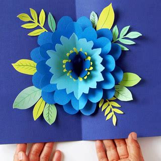 Free Printable Flower Pop Up Card Templates | Best Flower Site