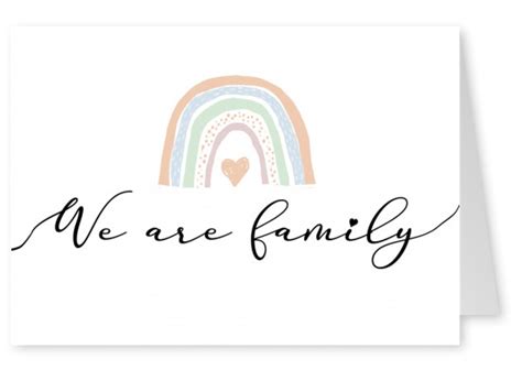 We are family | Baby & Family Cards 👶👪 | Send real postcards online