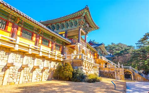 Bulguksa Temple ,Gyeongju,South Korea Stock Image - Image of architecture, decoration: 157692981