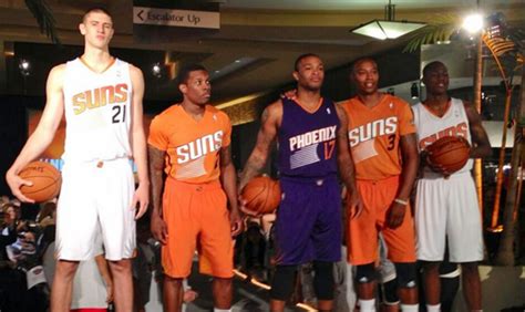 Phoenix Suns unveil new jerseys, sleeved orange alternates for 2013-14 season - Sports Illustrated