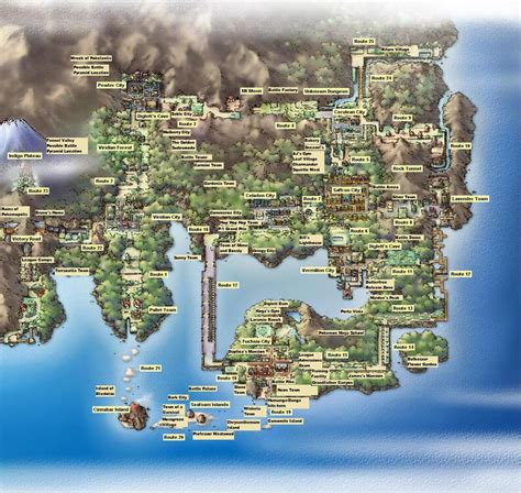 Pokemon Kanto map. (SoulSilver]+[Pixelmon] 1.16.5 in Progress Minecraft Map