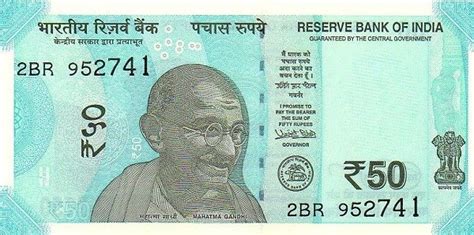 India: Fluorescent Colour Features On Latest 50-rupee Bank, 51% OFF