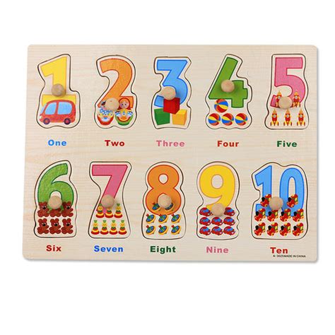 Toddler Puzzles Educational Wooden Puzzles for Preschoolers Kids Fun P ...