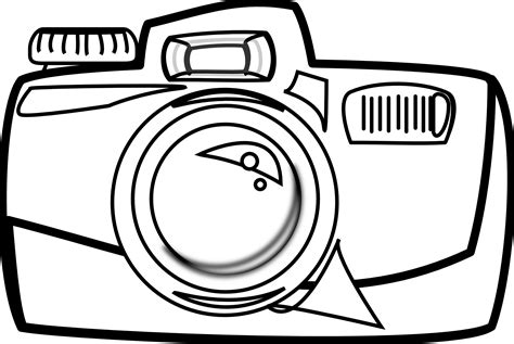 Free Camera Line Art, Download Free Camera Line Art png images, Free ClipArts on Clipart Library