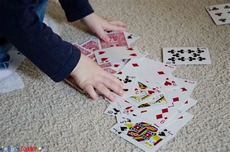 4 Simple Card Games - Busy Toddler