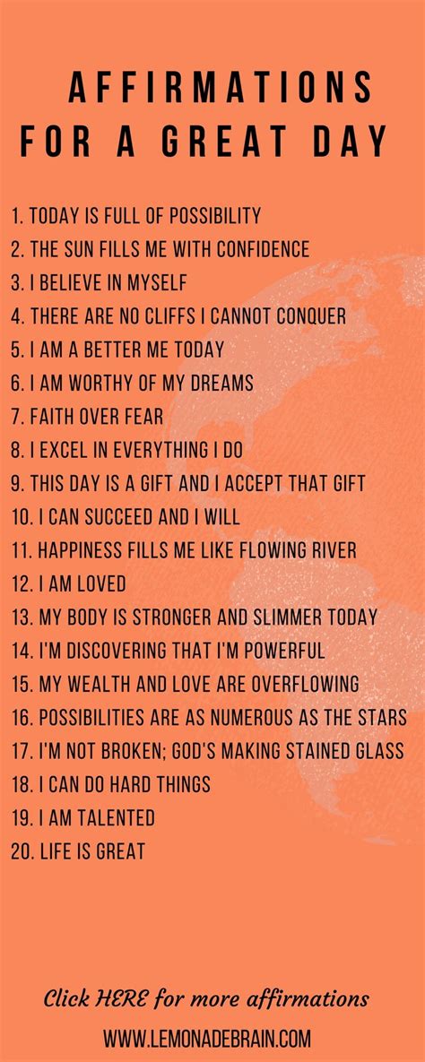 Positive Affirmations: Plus Free Downloadable files Lists of downloadable positive affirmations ...