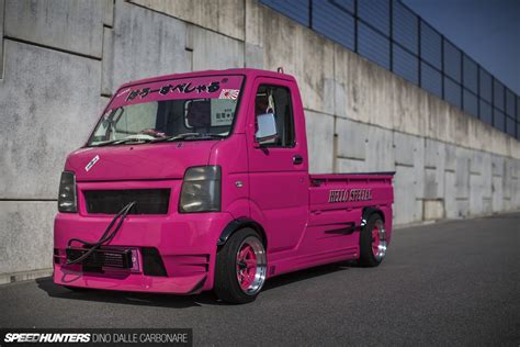 Looking for a pic (Pink microvan pickup at a Japanese meet) | Retro Rides