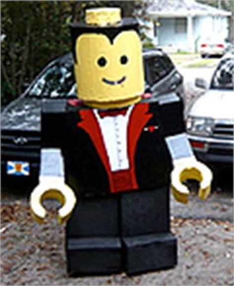 Homemade Lego Man Costume