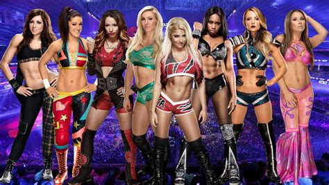 WWE women's division by marginal0 on DeviantArt