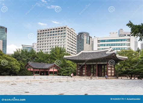 Seoul Traditional Architecture Stock Photo - Image of pagoda, building: 63435170