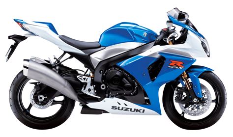 Suzuki GSX-R Blue Sports Bike Review PNG | PNG All