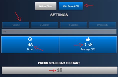 Spacebar Counter OR Clicker Online & Spacebar CPS Test