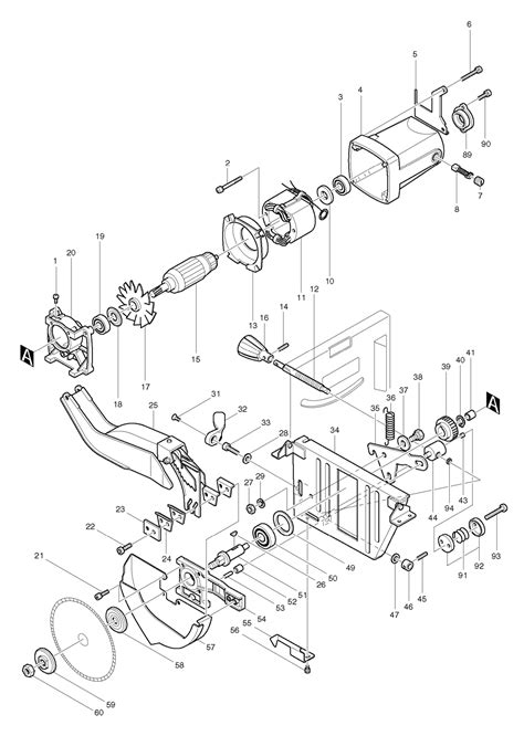 Makita 2708 Parts List | Makita 2708 Repair Parts | OEM Parts with Schematic Diagram