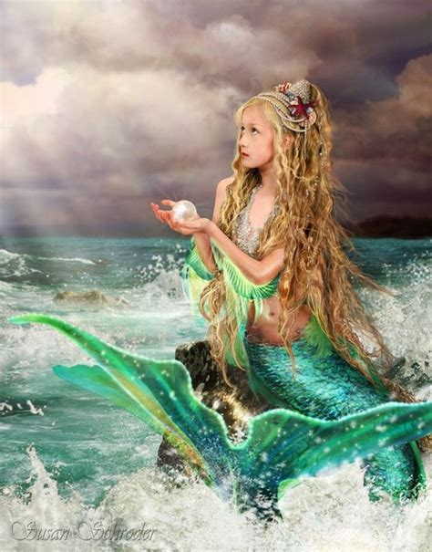 Mermaid Art marina by Susan Schroder - Etsy