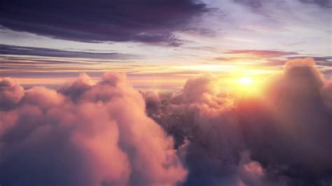 4K UHD Flying Above Clouds Live Wallpaper - YouTube