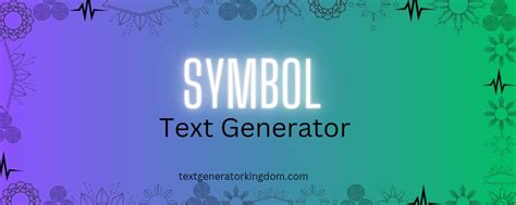 Symbol Text Generator