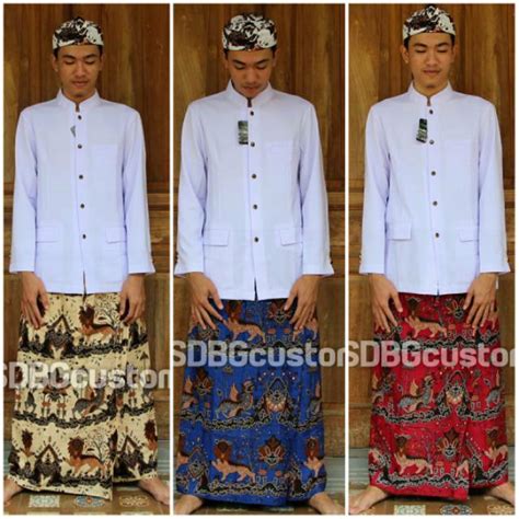 Jual Celana sarung motif batik cirebon singa barong - celana santri ...