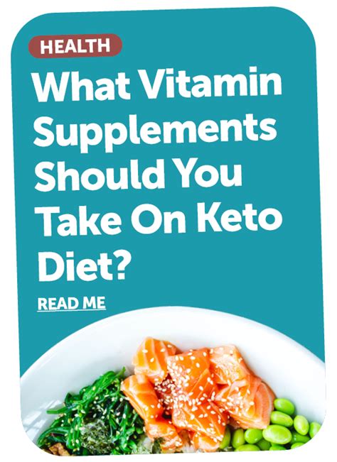 Vitamin Supplements To Take On A Keto Diet? | Get More Vits