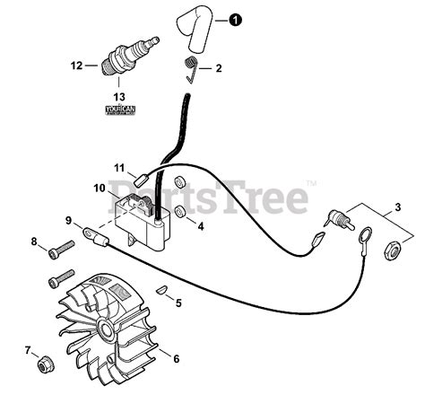 Echo CS-310 - Echo Chainsaw (SN: C67915001001 - C67915999999) Ignition ...