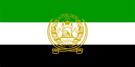 Flag of the "United Islamic Front for the Salvation of Afghanistan" aka the Northern Alliance ...