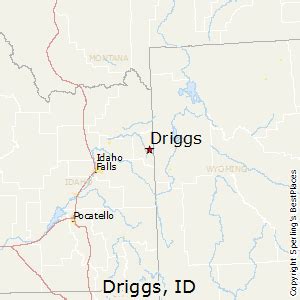 Map Of Driggs Idaho | Hiking In Map