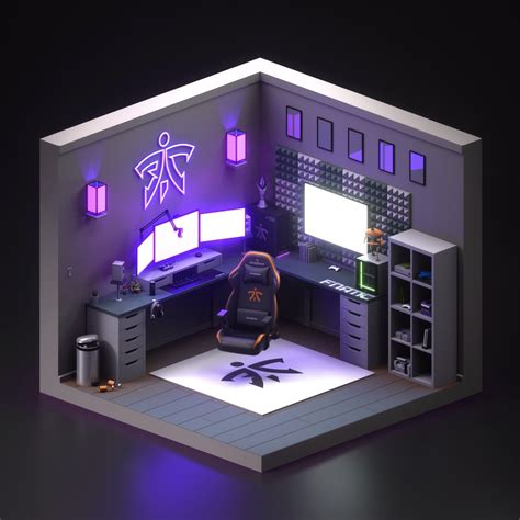 Fnatic Gameroom, Jarlan Perez | Computer gaming room, Gaming room setup, Computer room