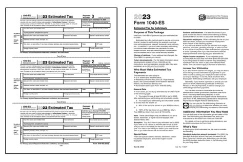 2023 Form 1040 Es Payment Voucher 2 - Printable Forms Free Online