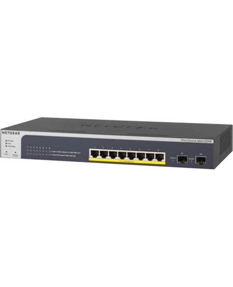 Netgear 8-Port PoE+ Gigabit Ethernet Smart Managed Switch - One Eighty ...