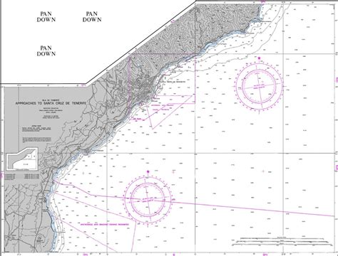 Approaches to the Port of Santa Cruz de Tenerife - Full size | Gifex