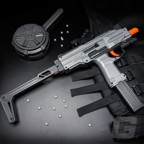 UZI Gel Blaster Gray incl. 11,000 Orbeez | GelWeapons.co.uk