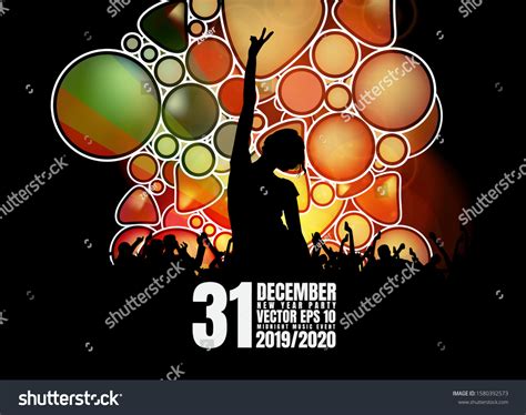 Silhouette Party Crowd Vector Illustration Stock Vector (Royalty Free) 1580392573 | Shutterstock