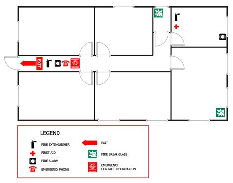 Emergency Exit Floor Plan Free Template | Images and Photos finder