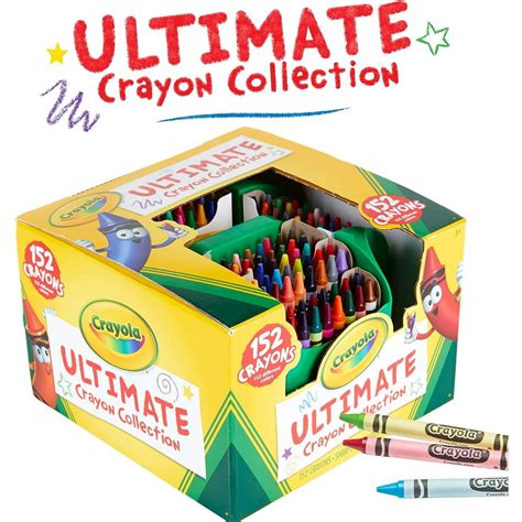 Crayola Ultimate Crayon Collection, 152 Pieces, Art Set, Gift - Walmart ...