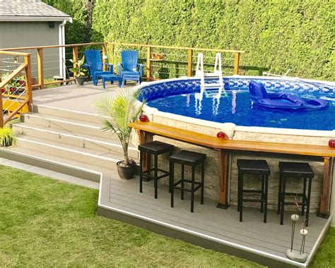 Small Backyard Above Ground Pool Decks: An Overview – HOMYRACKS