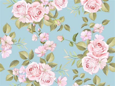 beautiful floral seamless pattern by lukasdedi seamless studio on Dribbble