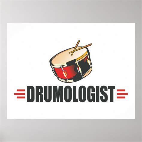 Funny Drum Poster | Zazzle